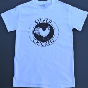 Silver Chicken T-Shirt – White