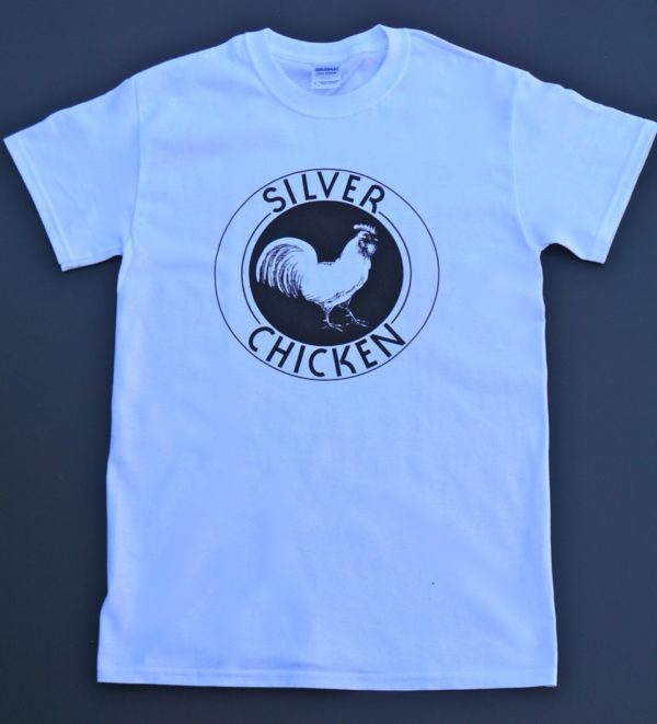 Silver Chicken T-Shirt – White